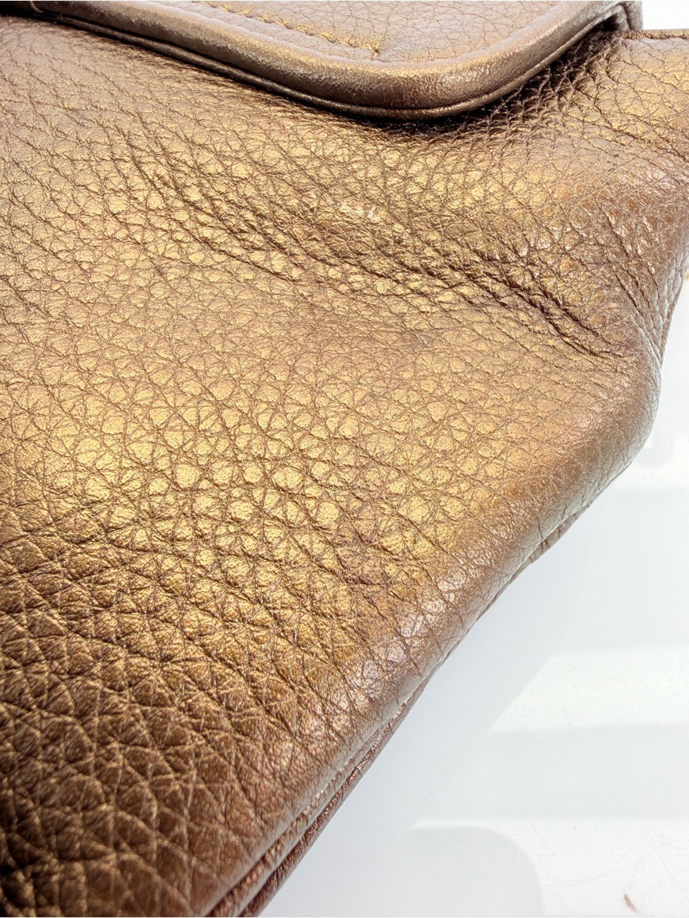 Gucci Bronze 1973 SoHo Leather Crossbody Bag - Picture 5 of 13